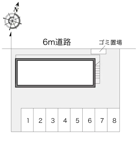 ★手数料０円★春日市白水ケ丘２丁目　月極駐車場（LP）